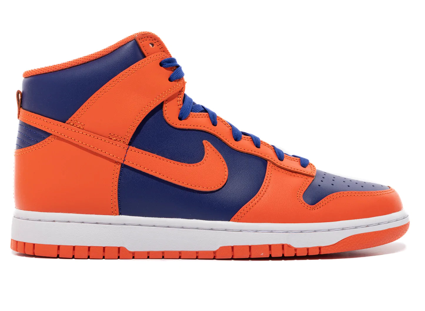 NIKE DUNK HI RETRO ORANGE DEEP ROYAL BLUE