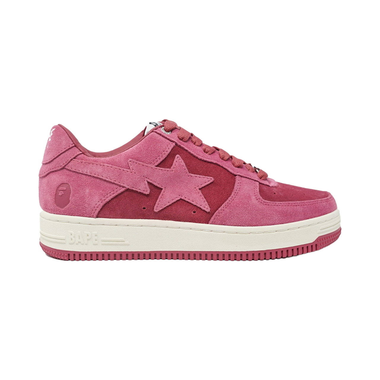 A Bathing Ape Bape Sta Pink Suede