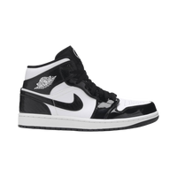 AIR JORDAN 1 MID SE (GS) ASW - BLACK/WHITE NOIR
