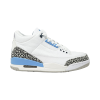 AIR JORDAN 3 Retro UNC White Cement Grey- University Blue