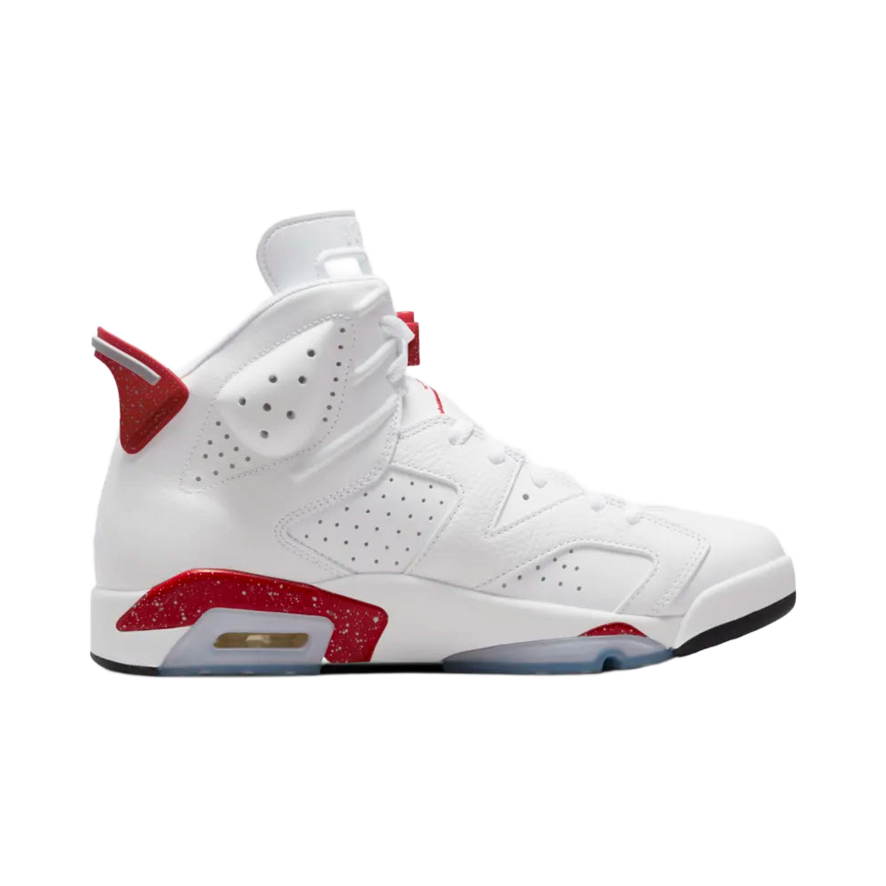 AIR JORDAN 6 BIG KIDS - WHITE/UNIV RED
