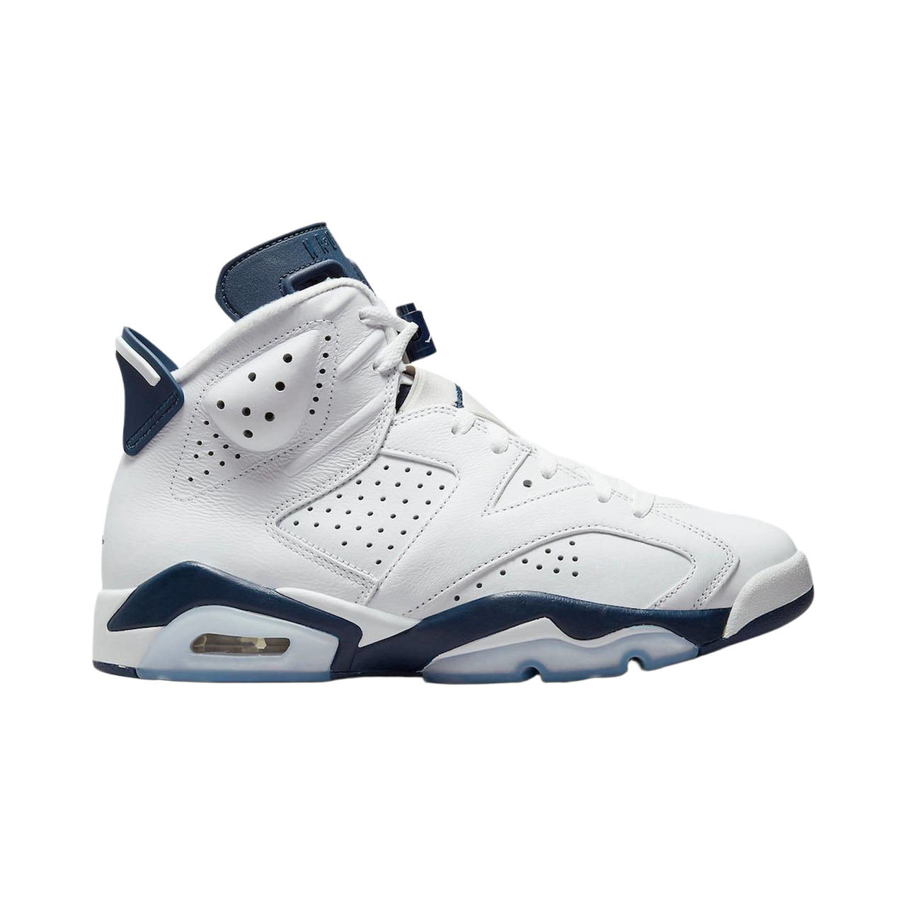 AIR JORDAN 6 RETRO - WHITE/MIDNIGHT NAVY.BLANC/MARINE