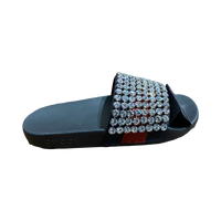 GUCCI SLIDES - CRYSTAL EMBELLISHED SANDALS