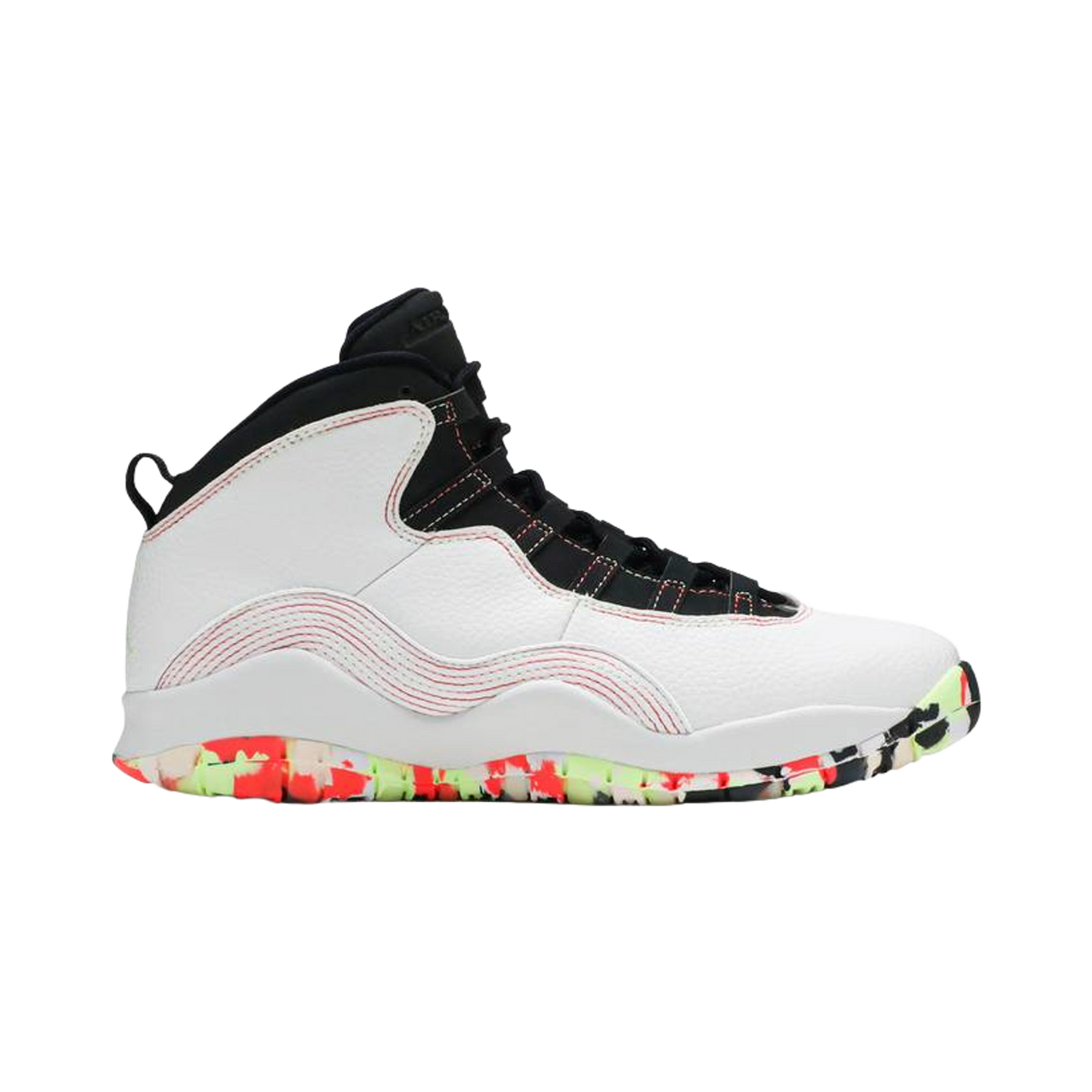 Jordan 10 Retro White Barely Volt Ember Glow (GS)