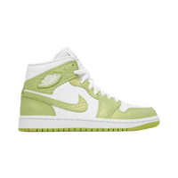 Jordan 1 Mid Green Python (Women's)