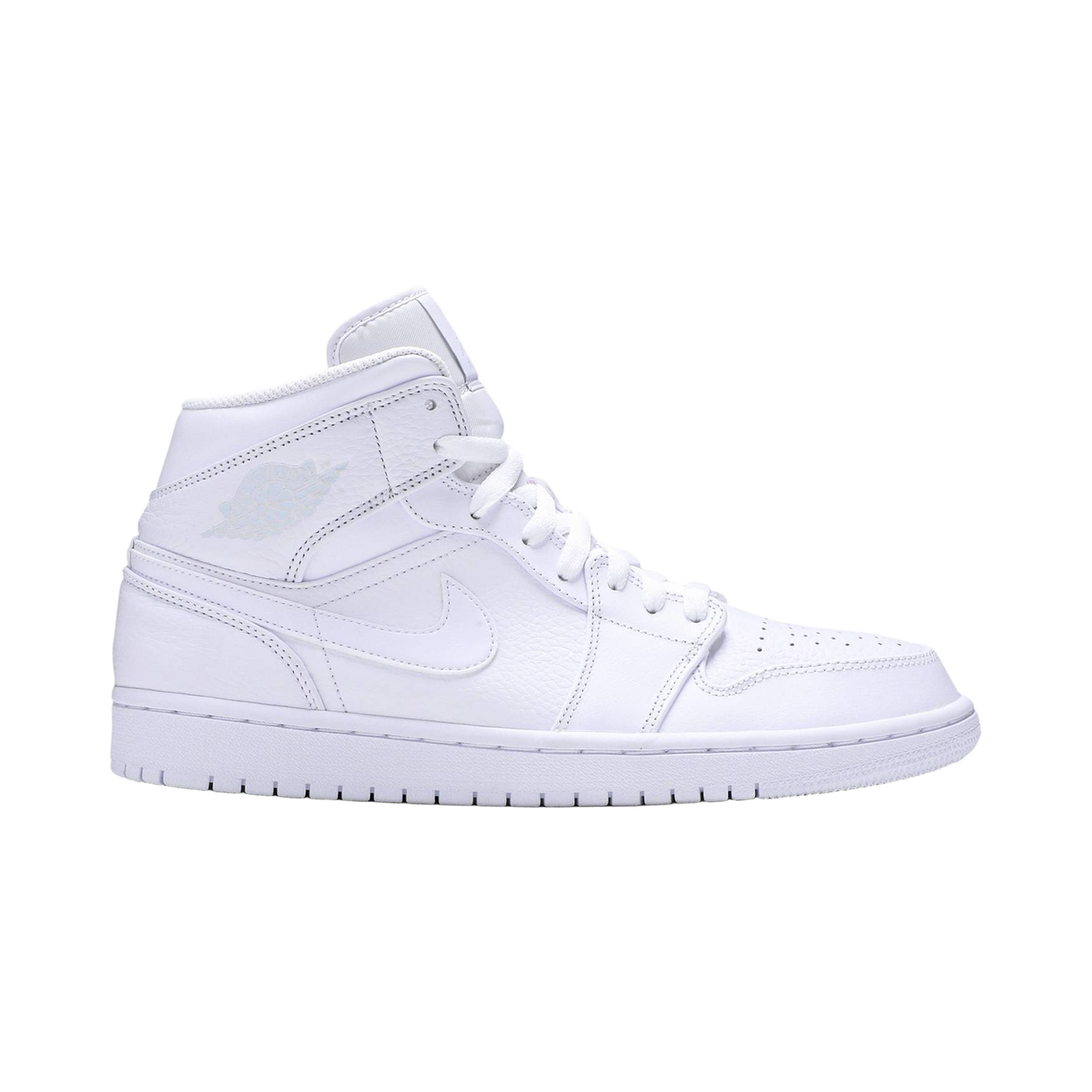 Jordan 1 Mid Triple White