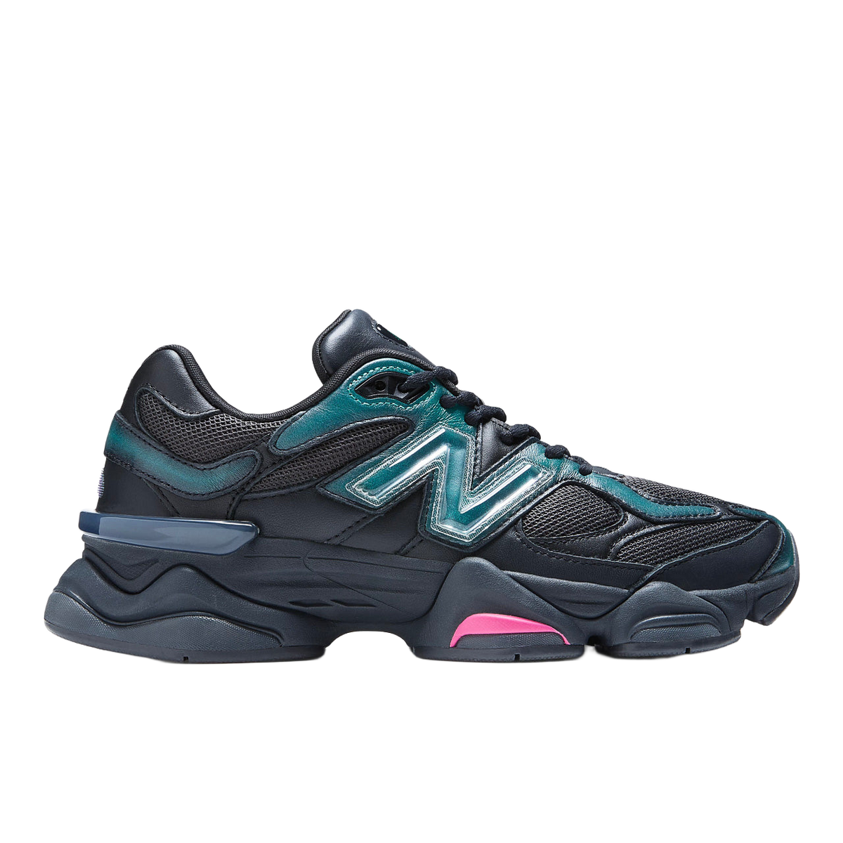 New Balance 9060 Mowalola Burglarwear Black Teal Pink