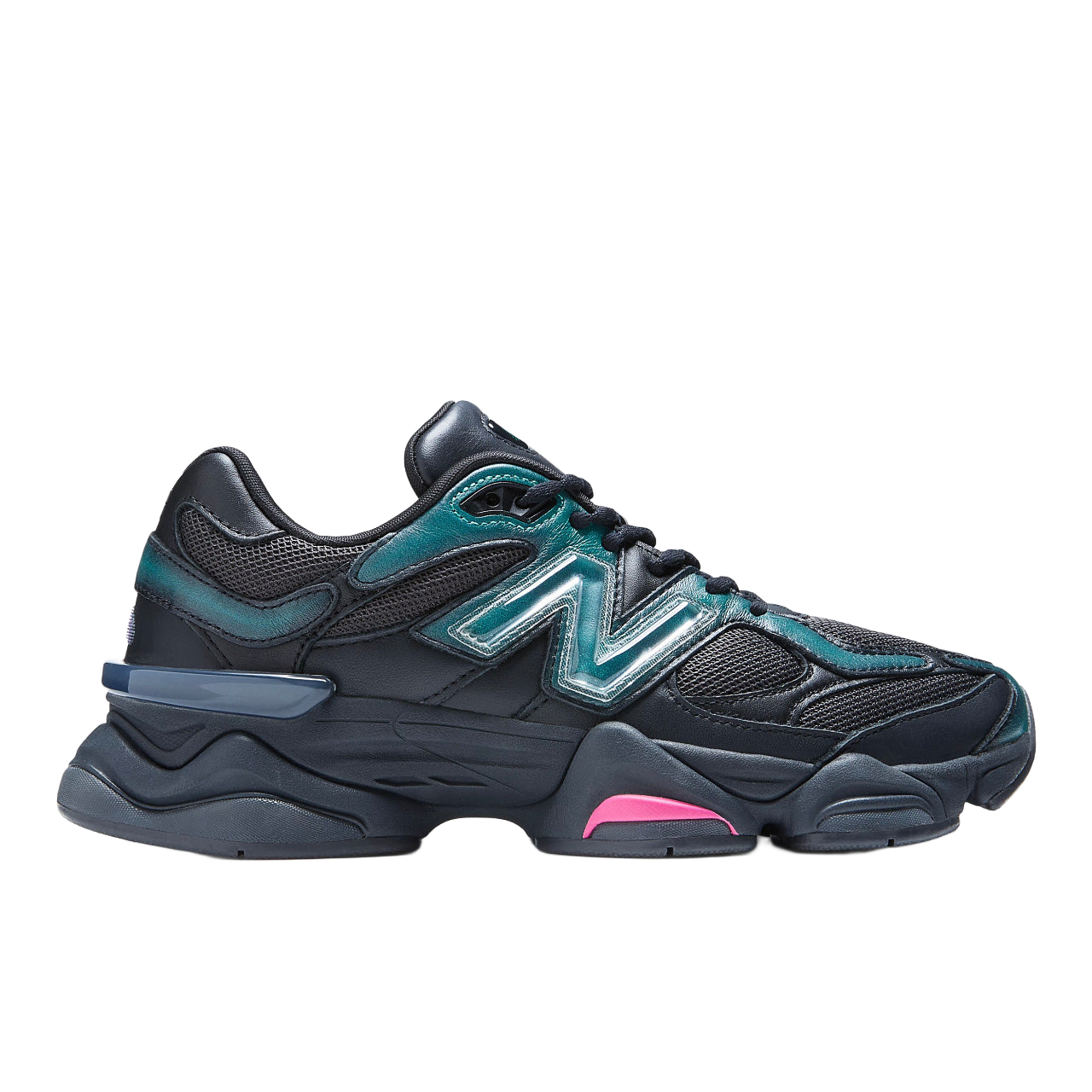 New Balance 9060 Mowalola Burglarwear Black Teal Pink