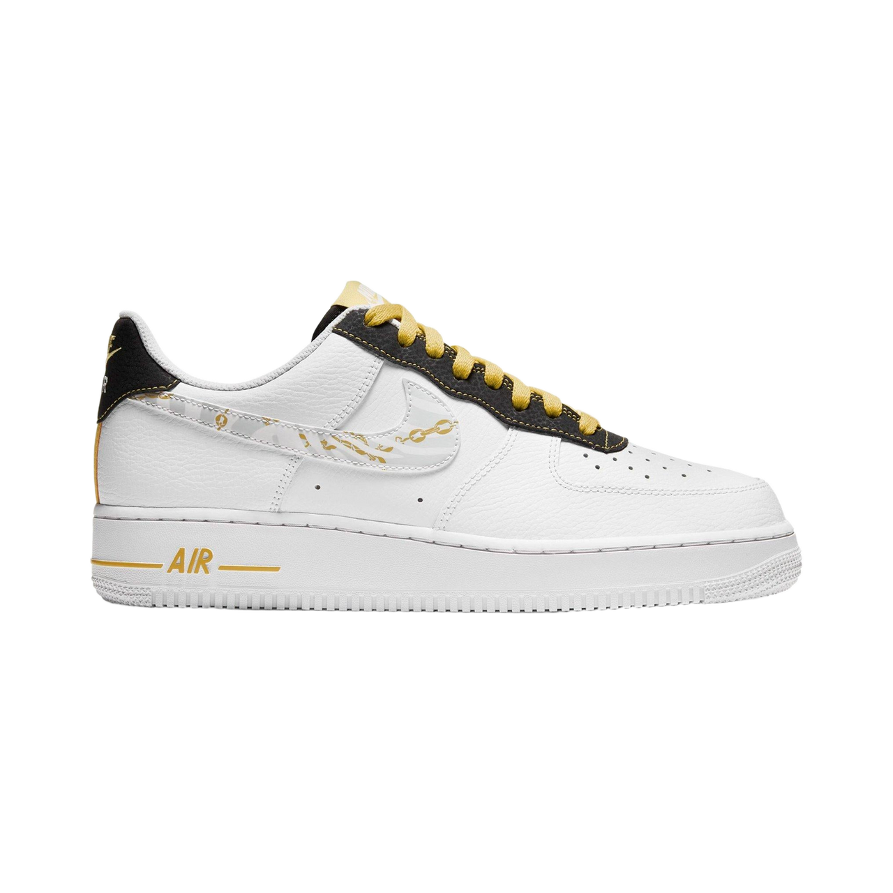 NIKE AIR FORCE 1 '07 LV8 "GOLD LINKS ZEBRA PRINT"