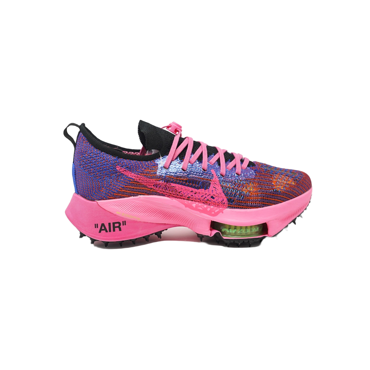 Nike Air Zoom Tempo Next% Flyknit Off-White Racer Blue Pink Glow