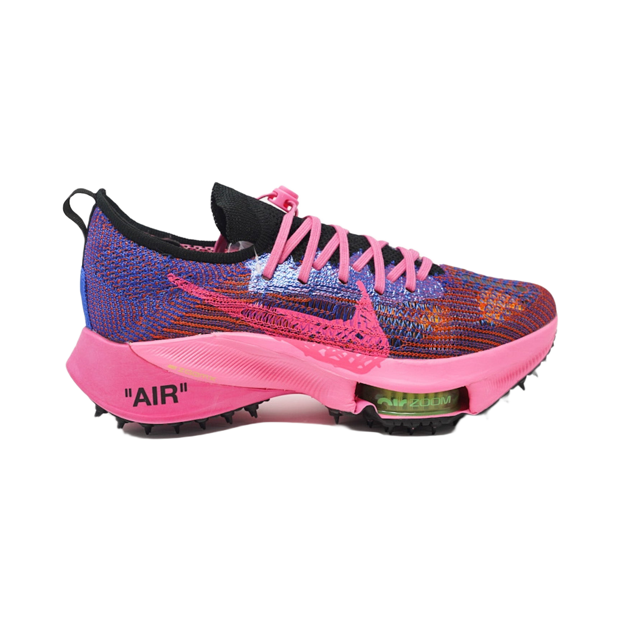 Nike Air Zoom Tempo Next% Flyknit Off-White Racer Blue Pink Glow