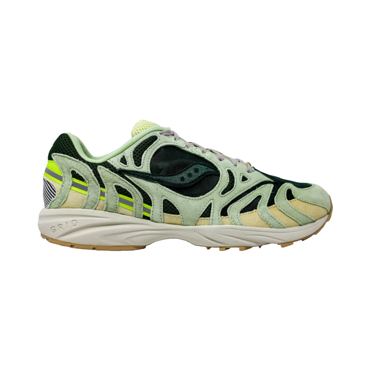 Saucony Grid Azura 2000 Forest Green Sage Beige