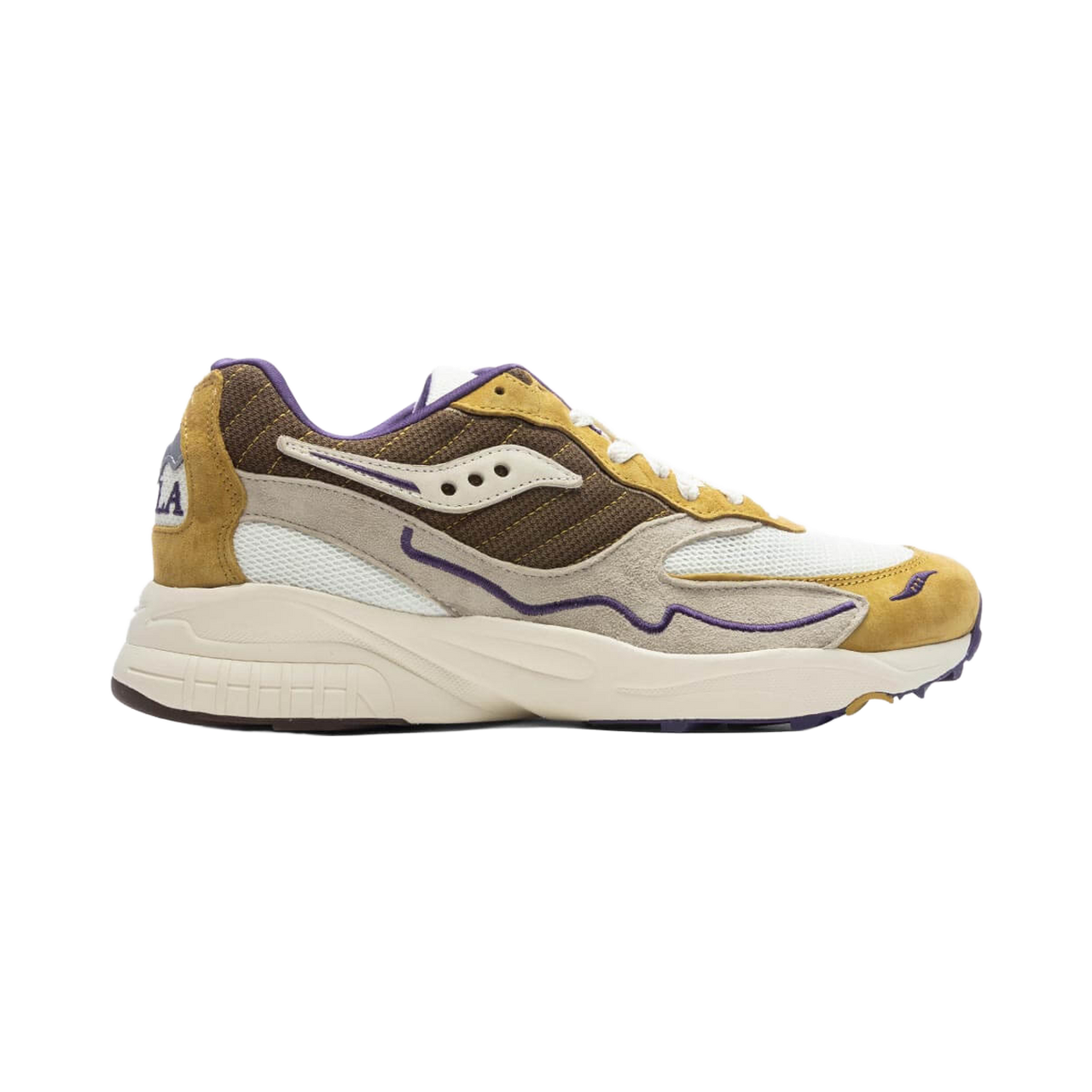 Saucony x Claima 3D Grid Hurricane - Gold/Cream - Yellow