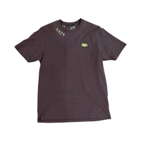XAZA - Signature T-Shirt Brown and Lime Green