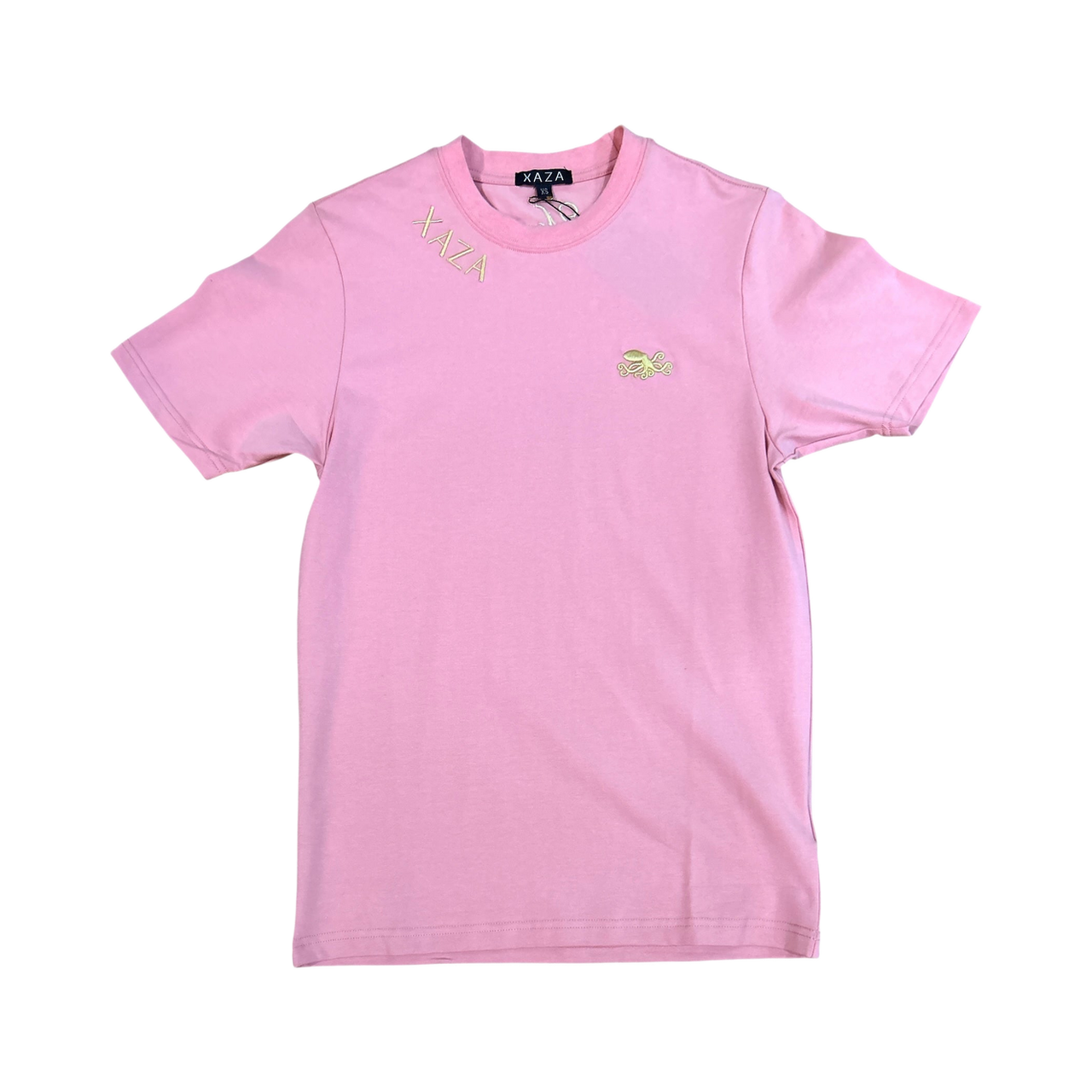 XAZA - Signature T-Shirt Pink and Gold
