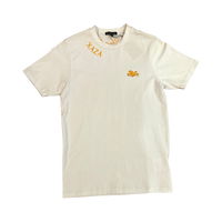 XAZA - Signature T-Shirt White and Gold