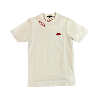 XAZA - Signature T-Shirt White and Red