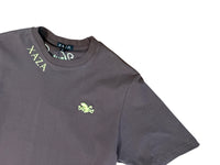 XAZA - Signature T-Shirt Brown and Lime Green