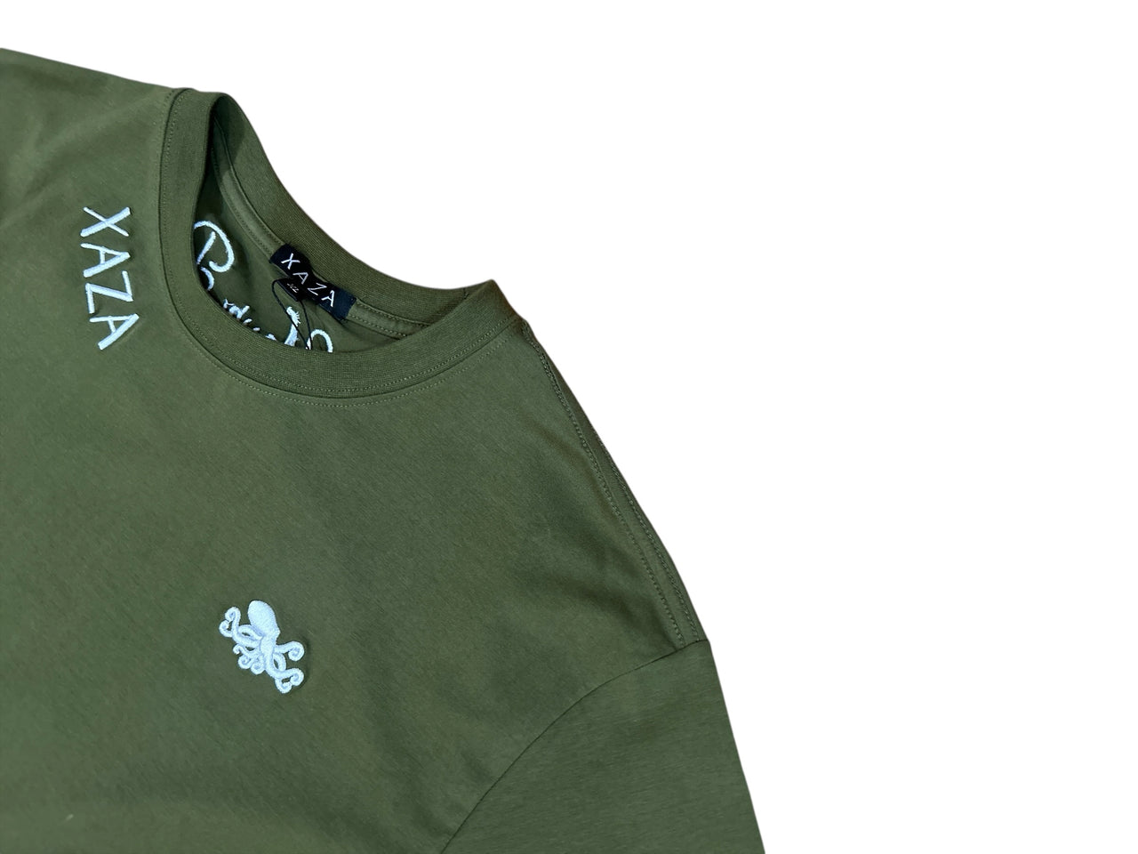 XAZA - Signature T-Shirt Green and Blue