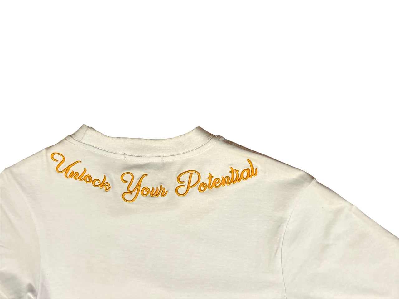 XAZA - Signature T-Shirt White and Gold