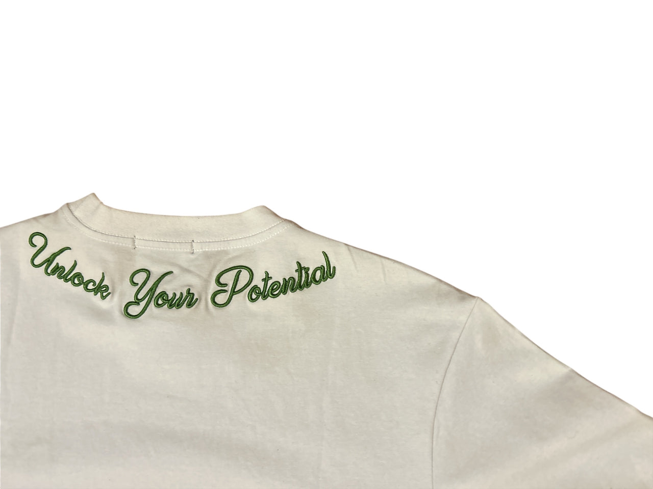 XAZA - Signature T-Shirt White and Green