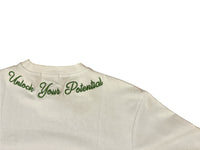 XAZA - Signature T-Shirt White and Green