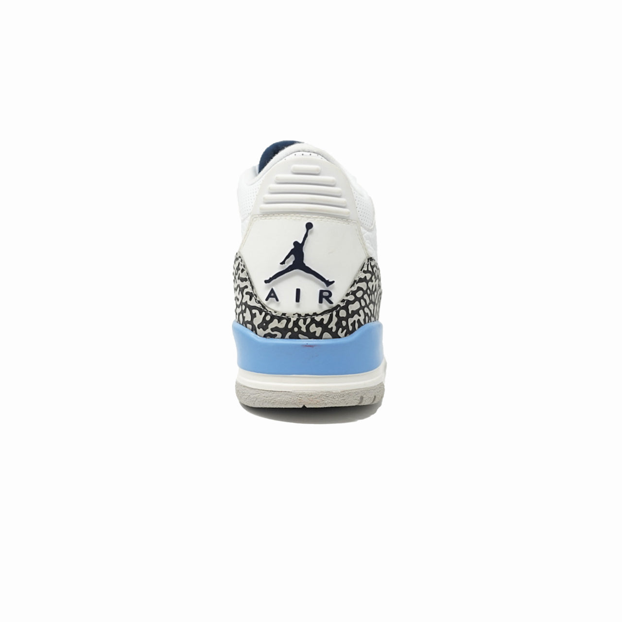 AIR JORDAN 3 Retro UNC White Cement Grey- University Blue