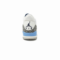 AIR JORDAN 3 Retro UNC White Cement Grey- University Blue